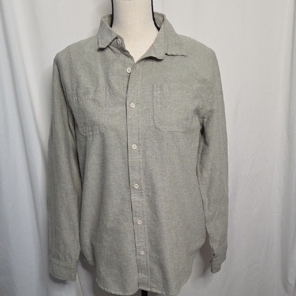 NWT Stylish Kids' Heathered Tan‎ Button-Down Shirt